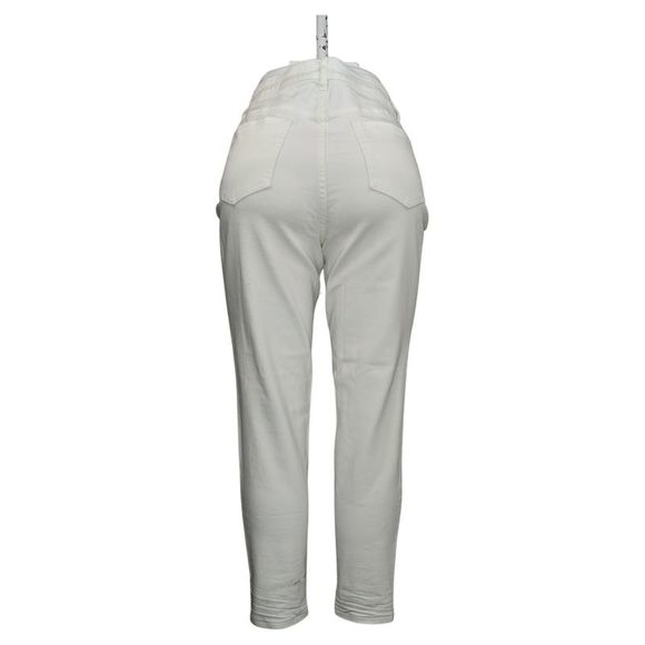 Studio Park x Leah Williams Women's Jeans Sz 10 Reg. -Pocket White A492443 - Picture 2 of 5